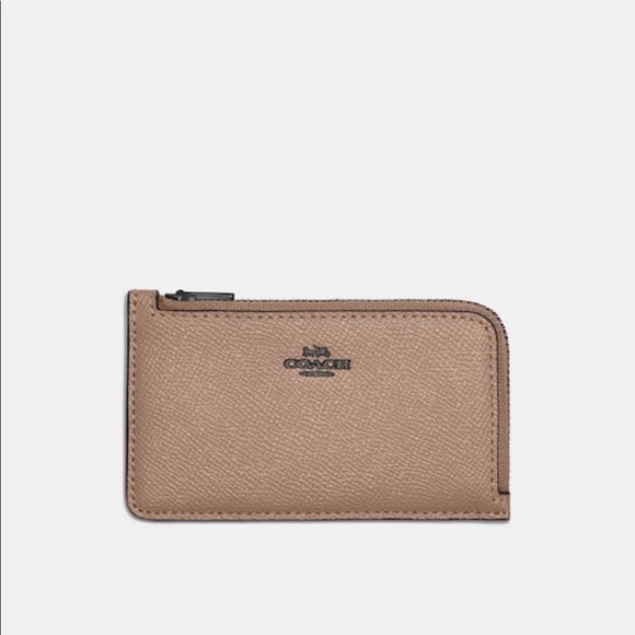 Coach Small L Zip Card Case Tan Colorblock NWOT sku: 9456435 - Picture 9 of 9